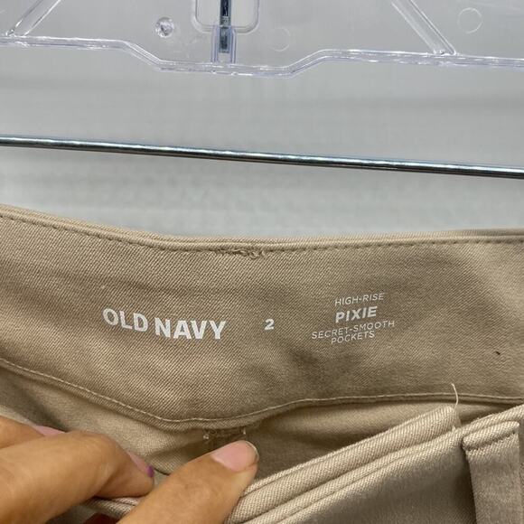 Old Navy High Rise Pixie secret smooth pockets career ware business casual chic - Picture 4 of 5